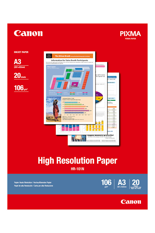 A3 106gsm Canon High Resolution Paper 20 sheets