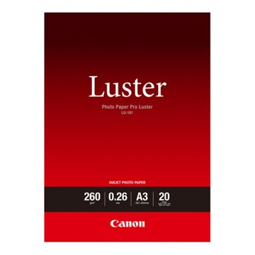 A3 260gsm Canon Photo Paper Pro Luster 20 sheets