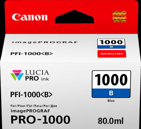 TechWarehouse PFI-1000B Canon Blue Ink Tank Canon