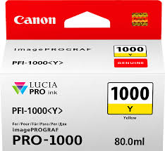 TechWarehouse PFI-1000Y Canon Yellow Ink Tank Canon