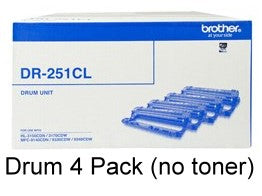 DR251CL Brother Drum 4 Pack