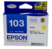 103 Epson High Capacity Yellow Ink Cartridge