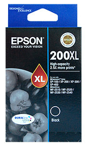 200XL Epson High Capacity Black Ink Cartridge