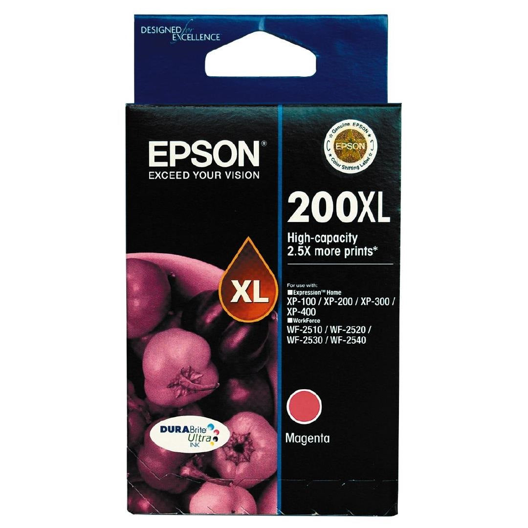 200XL Epson High Capacity Magenta Ink Cartridge