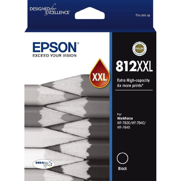 812XXL Epson Extra High Capacity Black Ink Cartridge