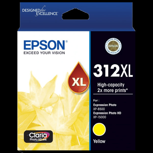 Epson 312XL High Capacity Yellow Ink Cartridge
