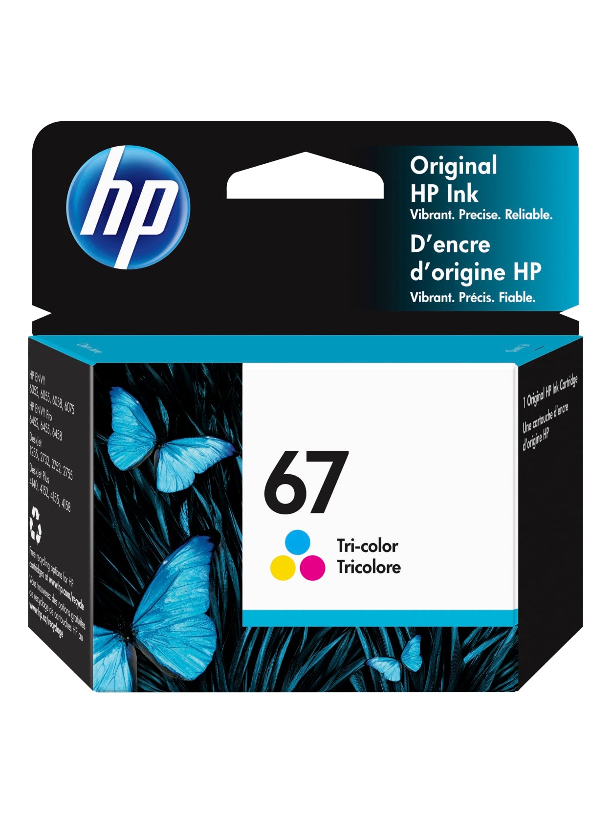 67 HP Tri-Colour Ink Cartridge