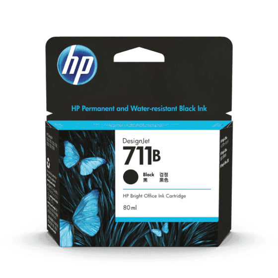 HP 711B (3WX01A) 80ml Black Ink Cartridge
