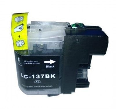 LC137XL Compatible Hi Yield Black Cartridge for Brother
