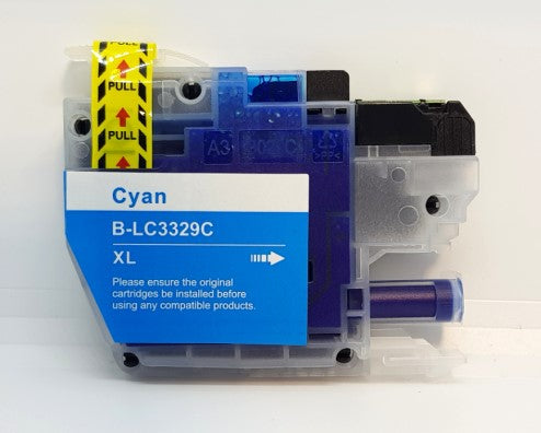 LC3329XLC Compatible High Yield Cyan Ink for Brother