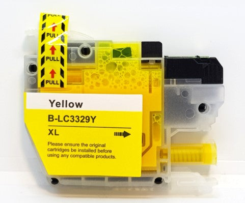 LC3329XLY Compatible High Yield Yellow Ink for Brother