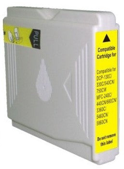 LC57Y / LC37Y Compatible Yellow Cartridge for Brother