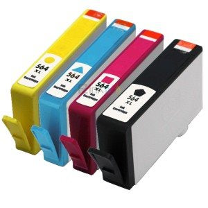 564XL Compatible Ink Set of 4 (Bk/C/M/Y) for HP