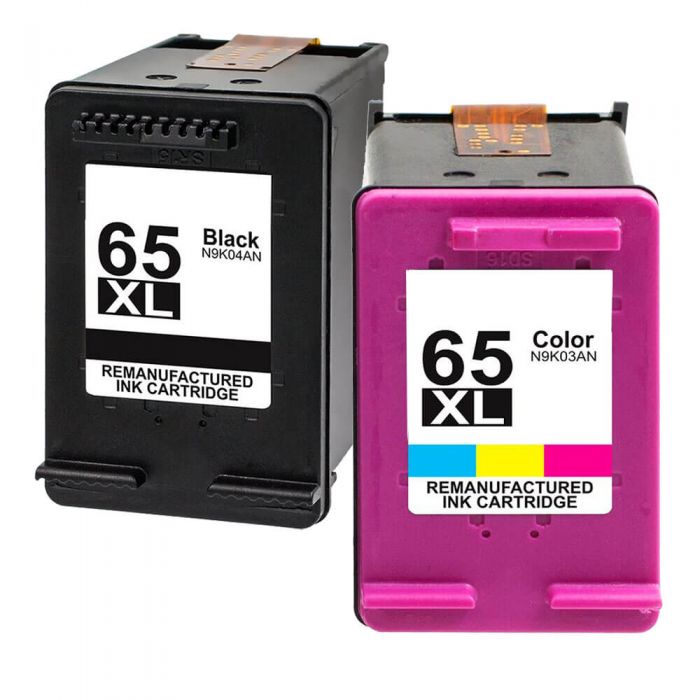 65XL Compatible Black + Colour Combo Set for HP