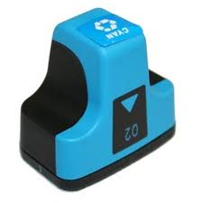 02 Compatible Cyan Ink Cartridge for HP