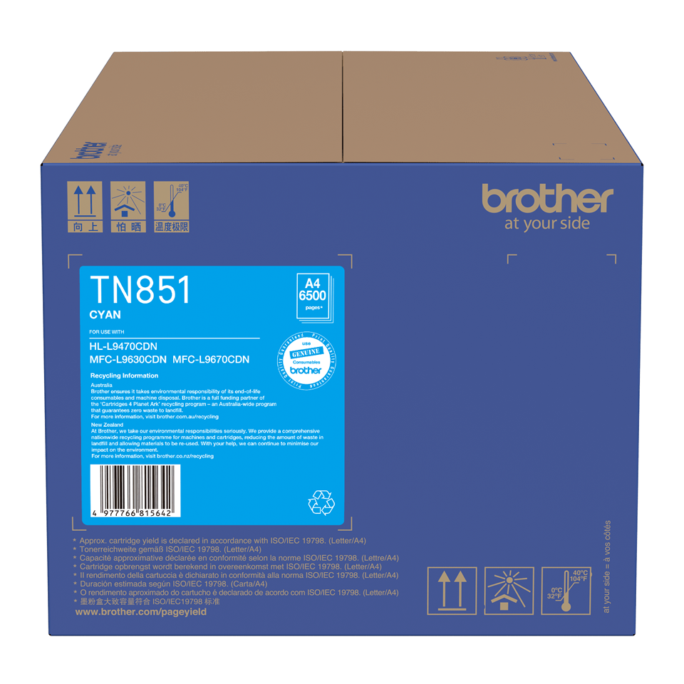 TN851 Brother Cyan Toner