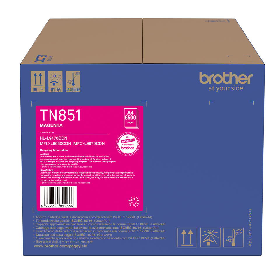 TN851 Brother Magenta Toner