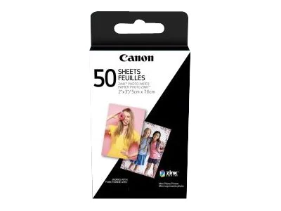 Canon ZINK Photo Paper for Canon Mini Photo Printer 50 Sheets