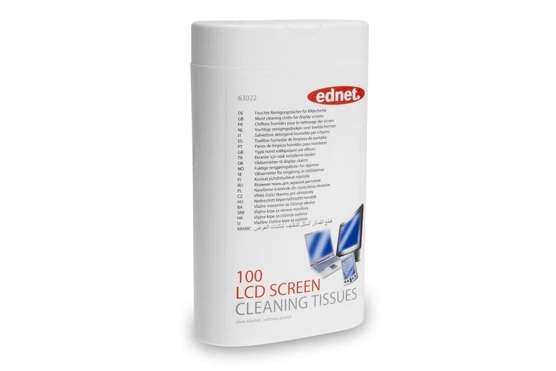 Ednet Screen Cleaning Wipes 100 Pack
