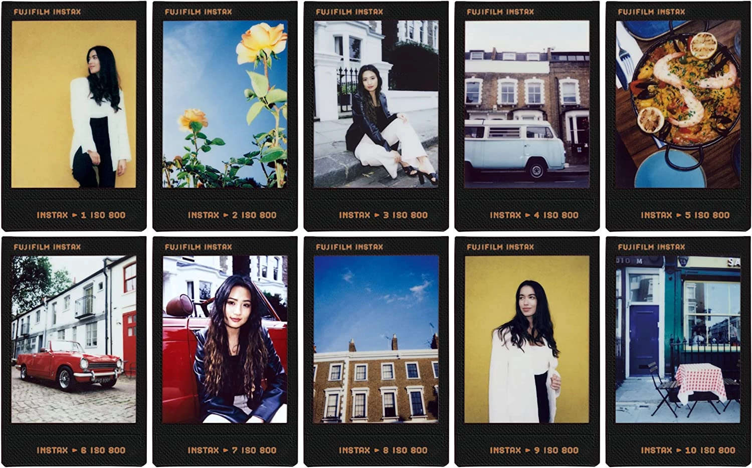 INSTAX Mini Film 10pk Contact Sheet