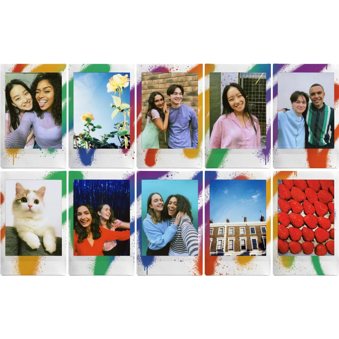TechWarehouse INSTAX Mini Film 10pk Spray Art Fujifilm