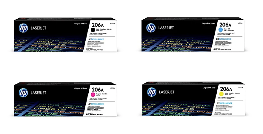 206A HP  Value Pack - B/C/M&Y Toner (W2110/1/2/3A)