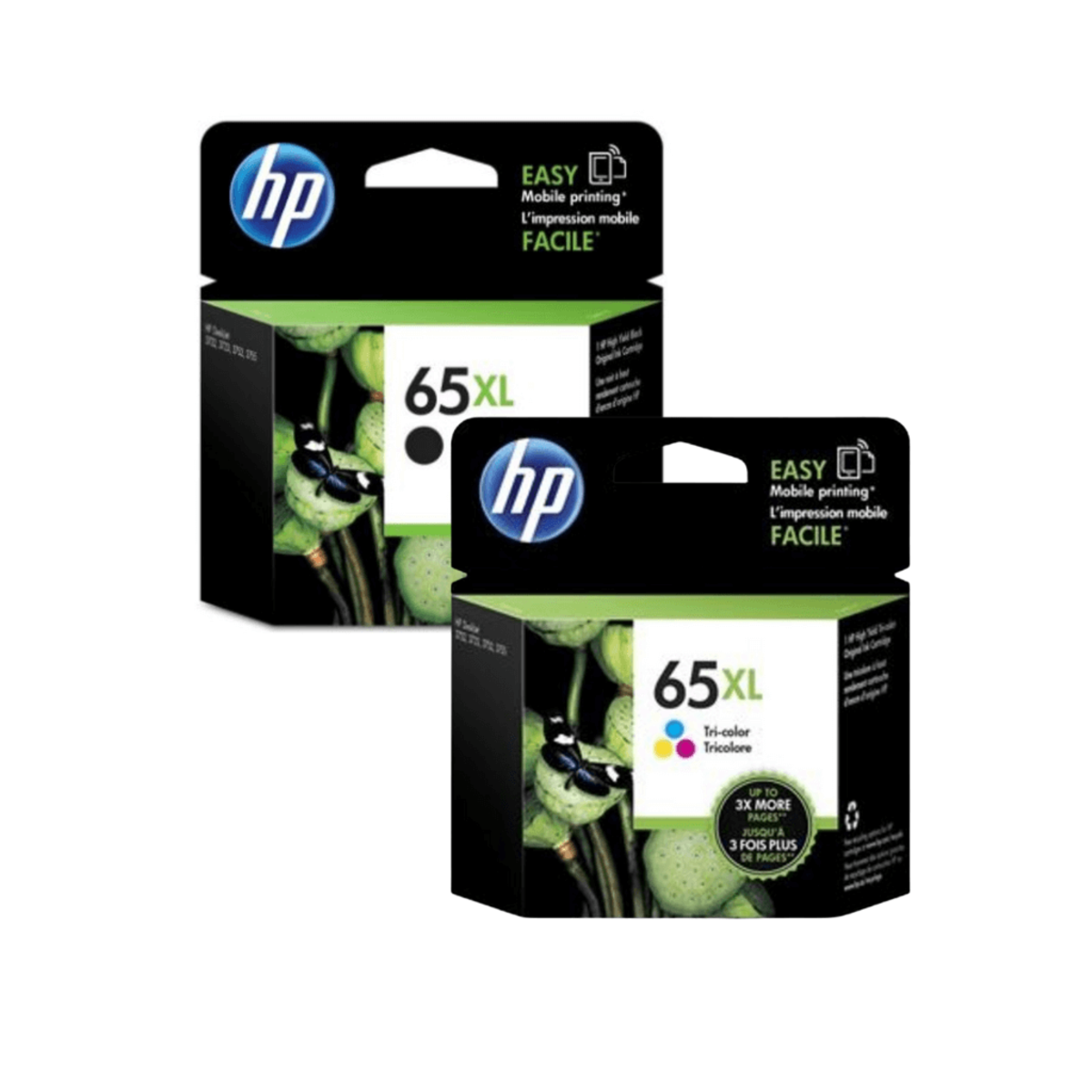 65XL HP High Capacity Black + Colour Set