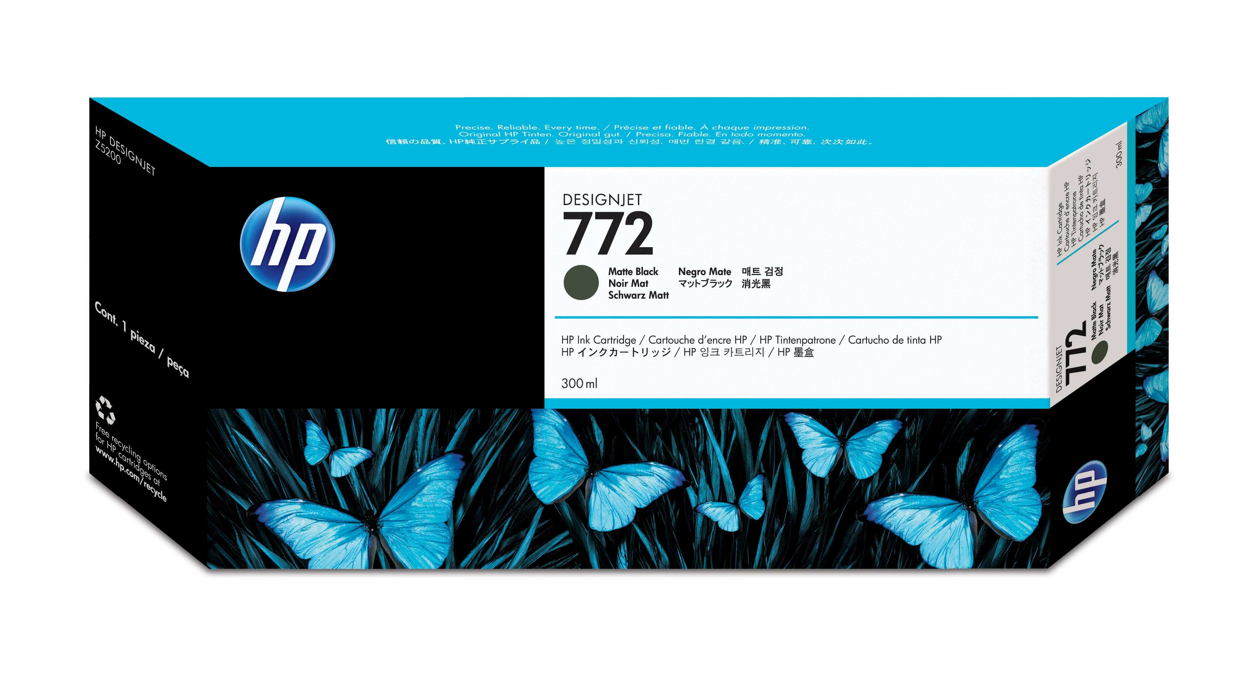 HP 772 300-ml Matte Black Ink Cartridge