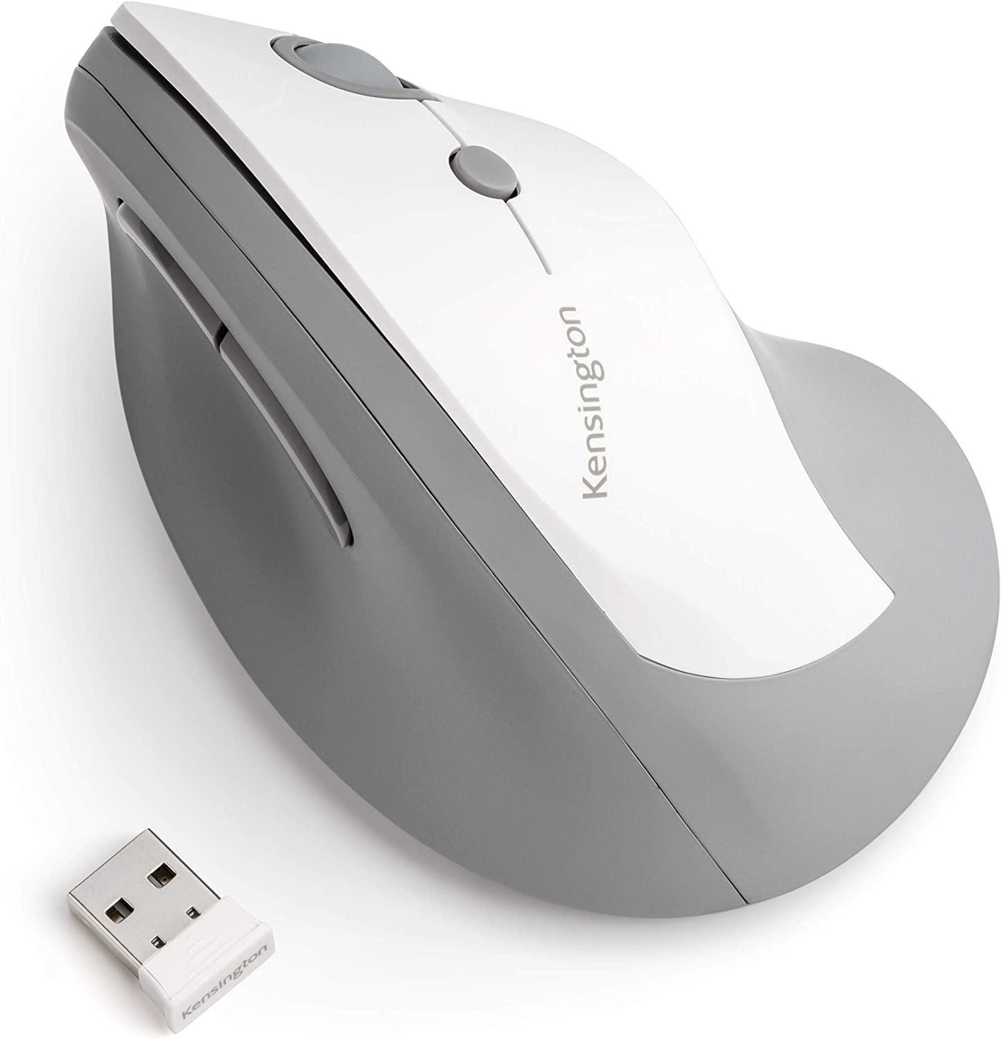 Pro Fit Ergo Vertical Grey Wireless Mouse