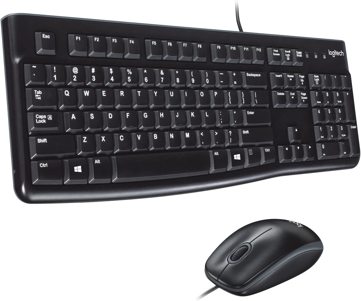 TechWarehouse Logitech MK120 Wired Keyboard & Mouse Logitech