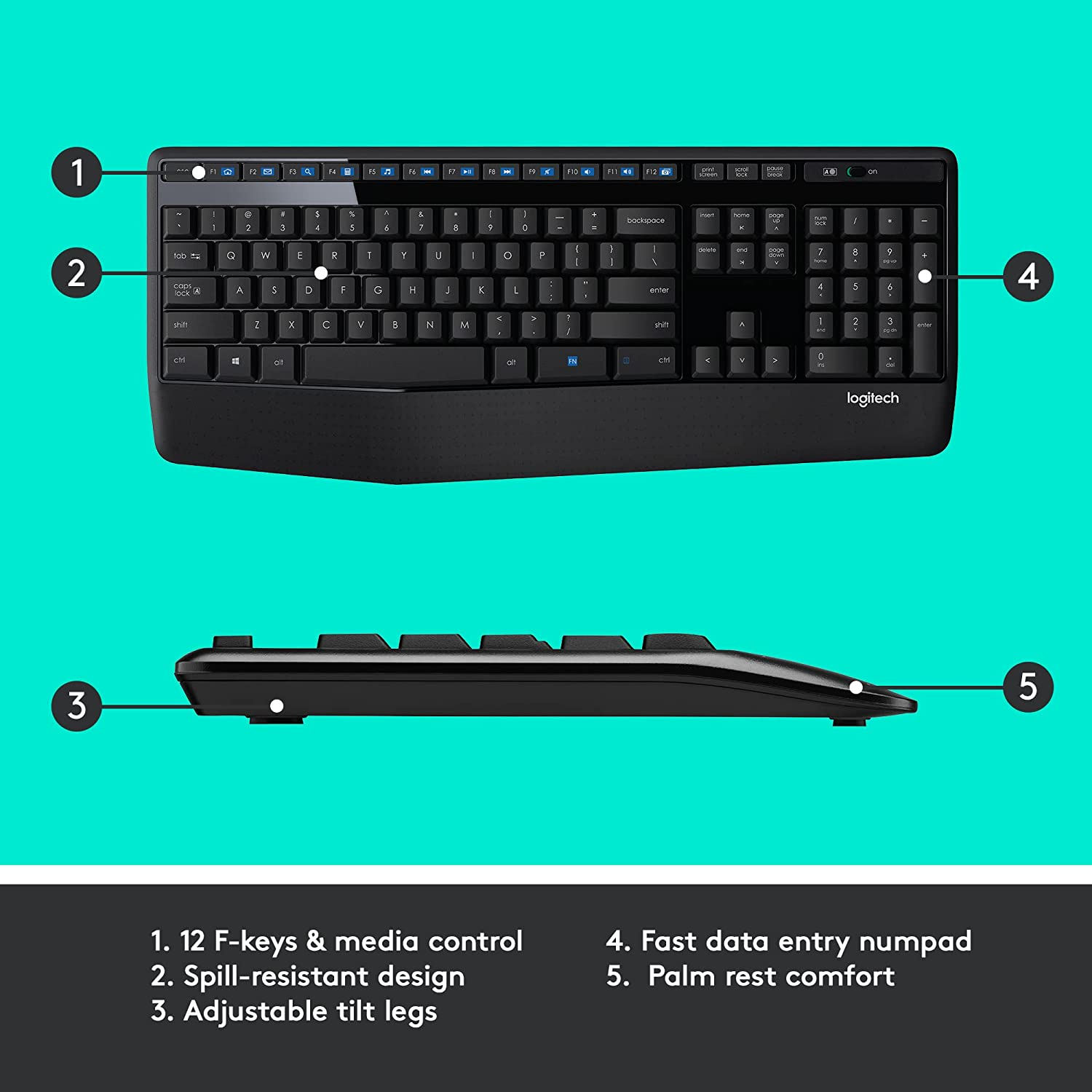 Logitech MK345 Wireless Keyboard & Mouse