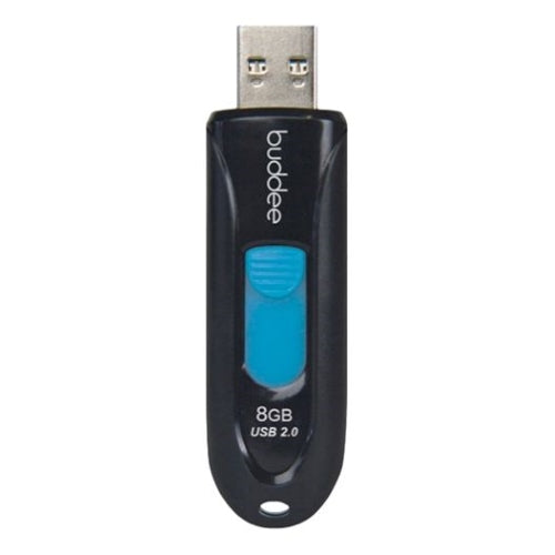 Buddee Retractable USB 2.0 8GB Flash Drive