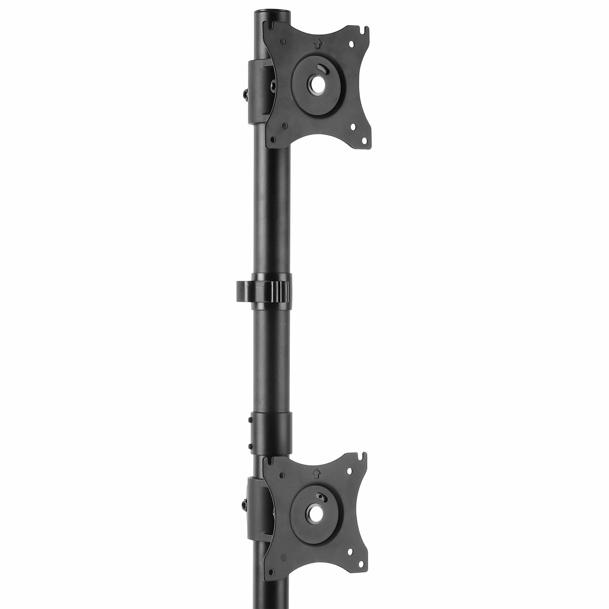 StarTech Vertical Desk Mount Dual Monitor Arm, VESA 75x75 & 100x100