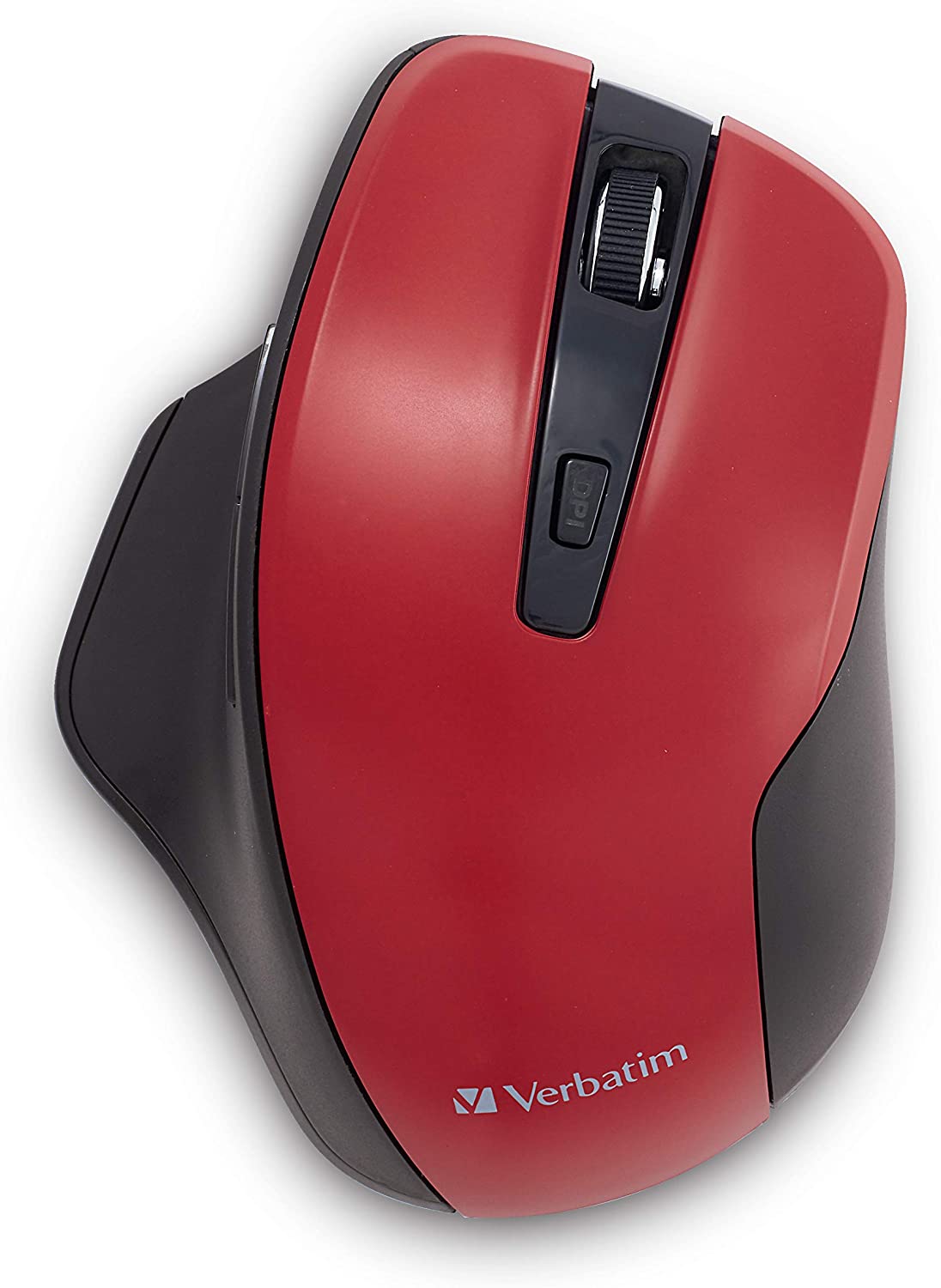 Verbatim Ergonomic Wireless Mouse - Red