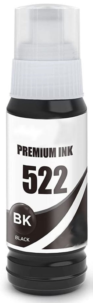 T522 - Compatible Black Ink Bottle for Epson